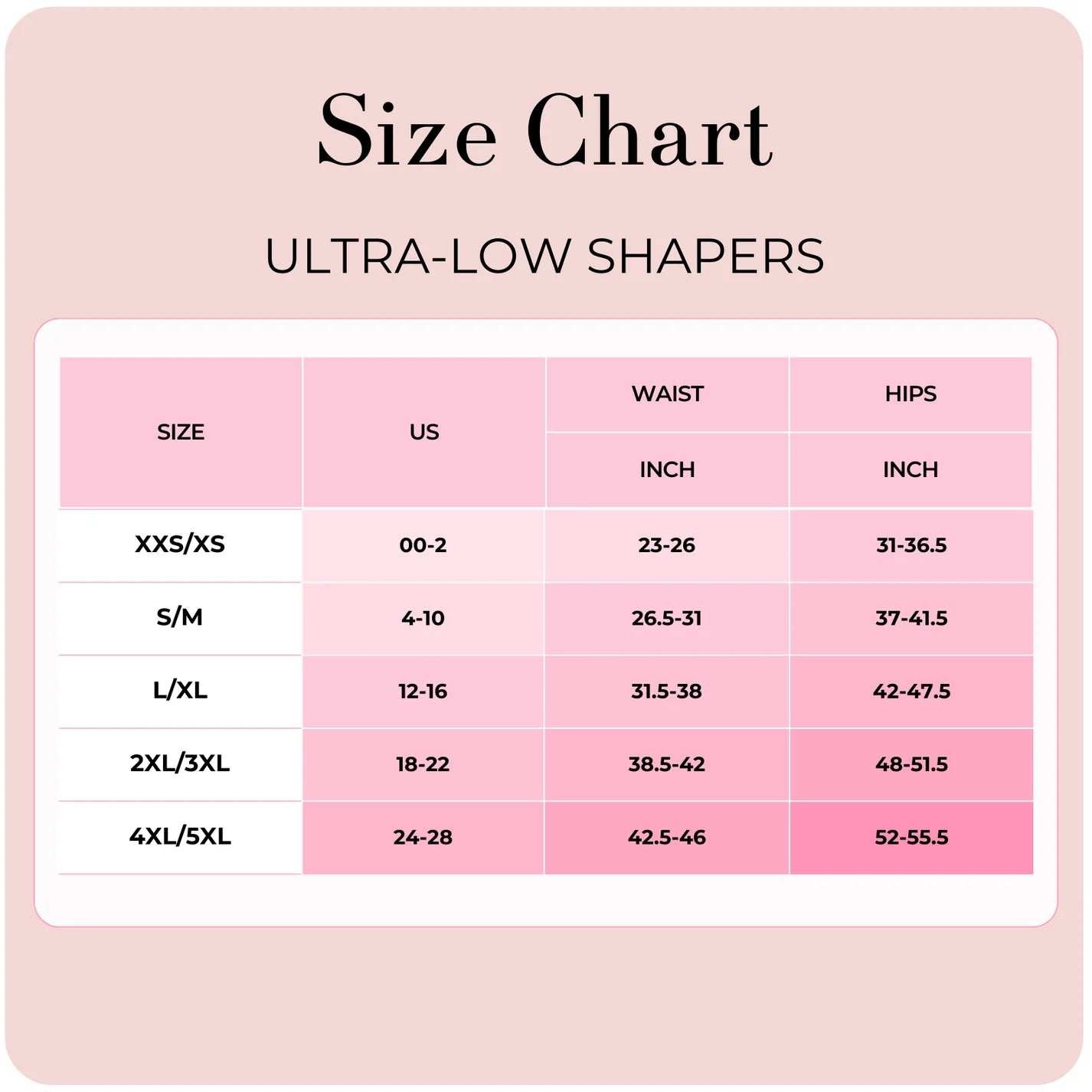 BOOMBA® ULTRA-LOW SHAPERS