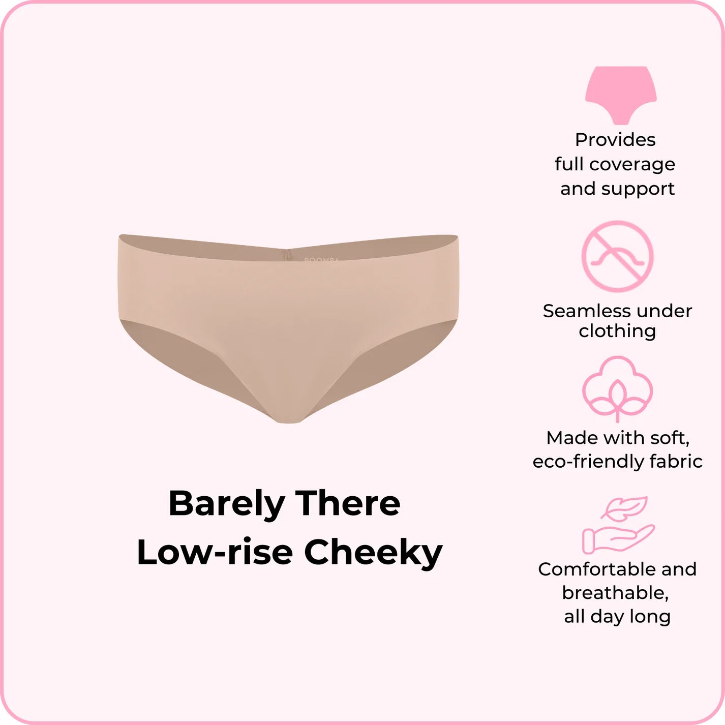 BOOMBA® Barely There Low-Rise Cheeky