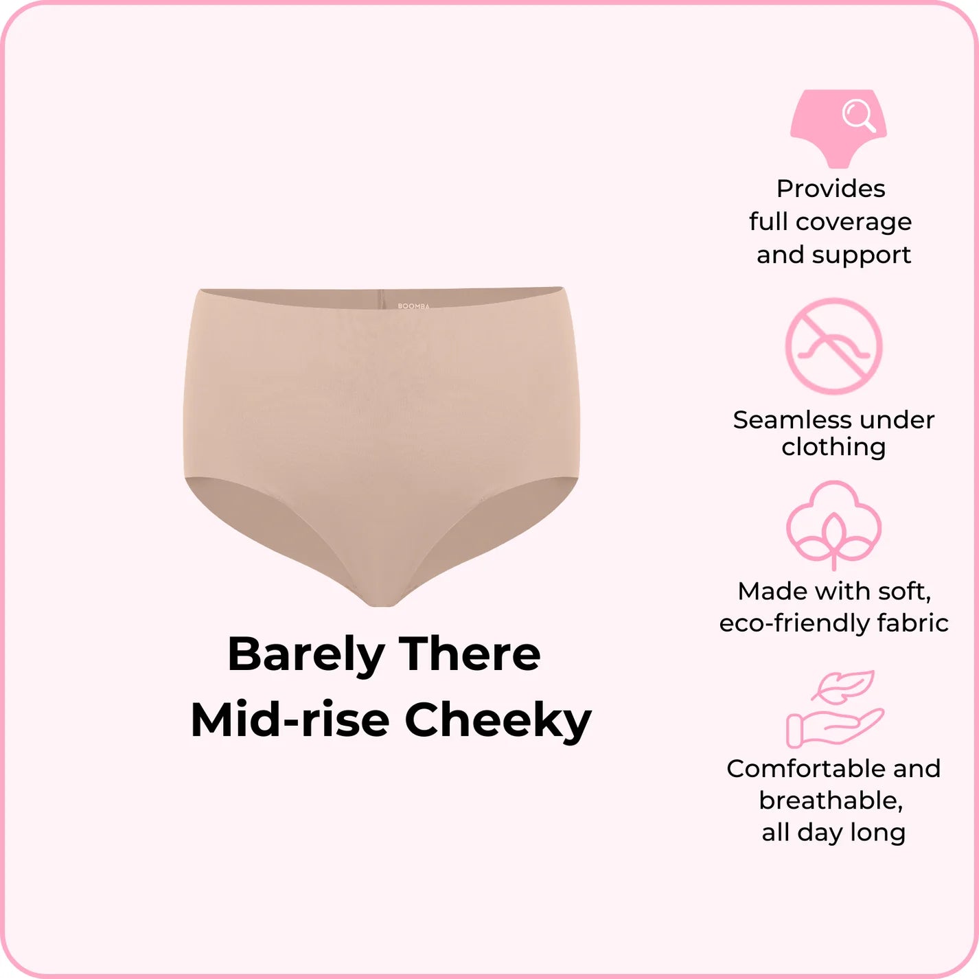 BOOMBA® Barely There Mid-Rise Cheeky