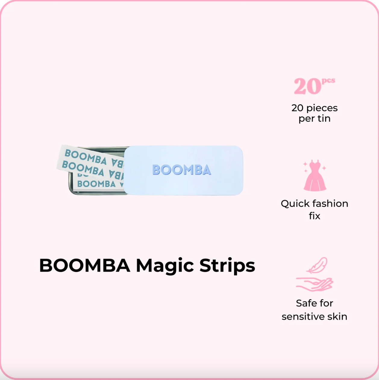 BOOMBA® MAGIC STRIPS FASHION TAPE