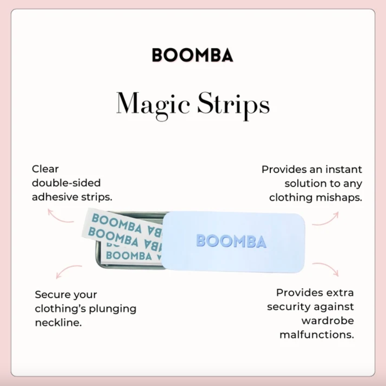 BOOMBA® MAGIC STRIPS FASHION TAPE