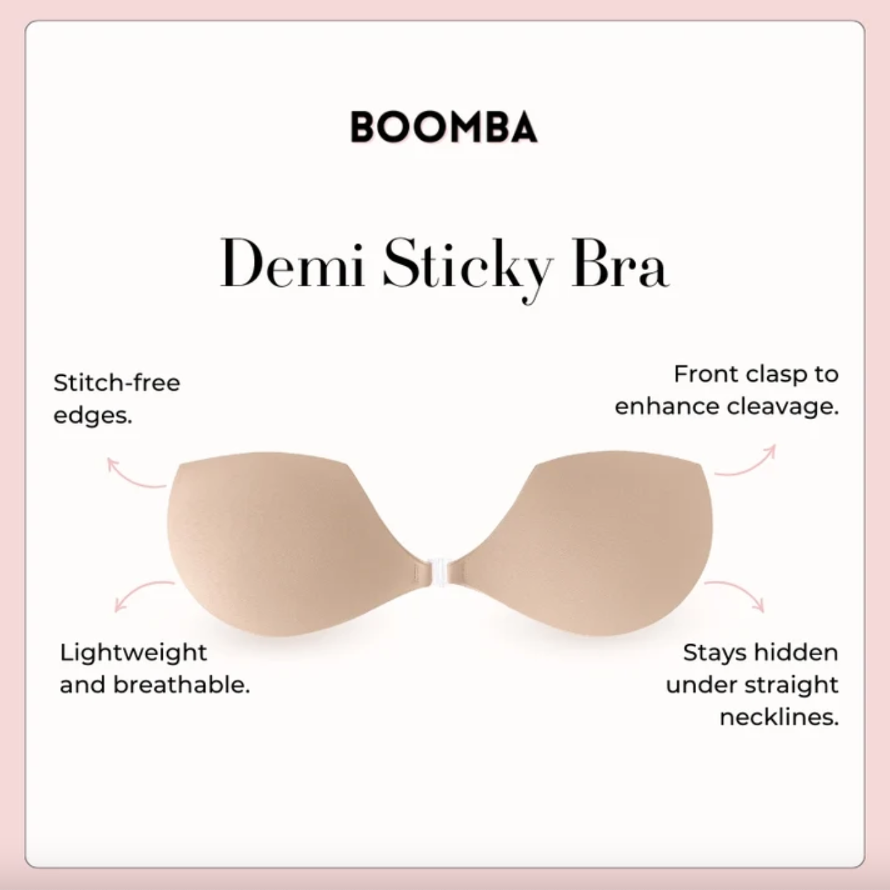 BOOMBA® DEMI STICKY BRA