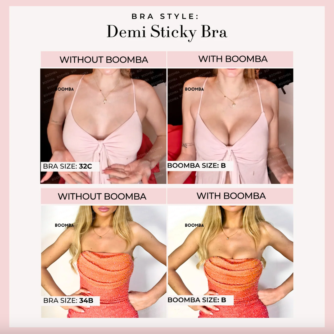 BOOMBA® DEMI STICKY BRA