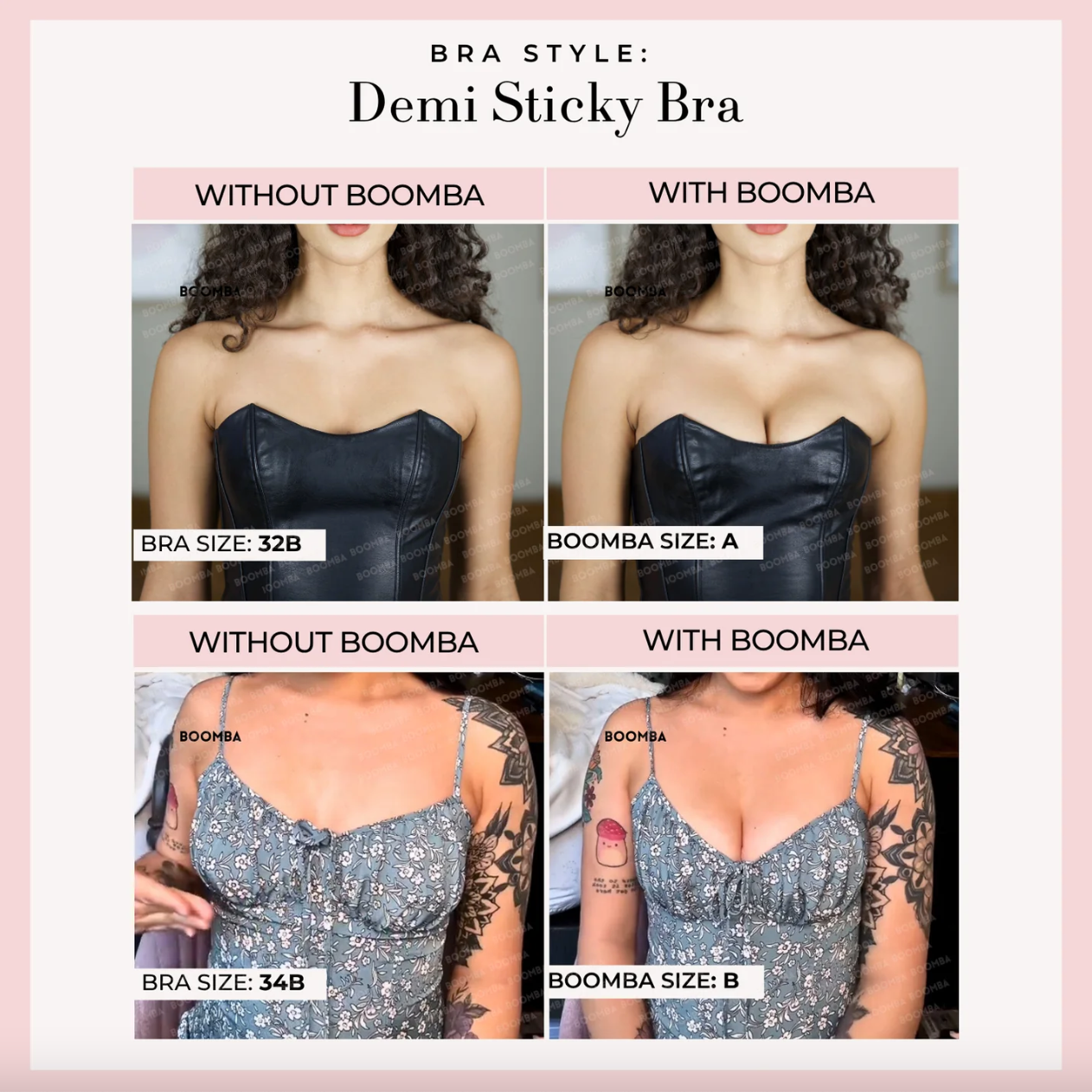 BOOMBA® DEMI STICKY BRA