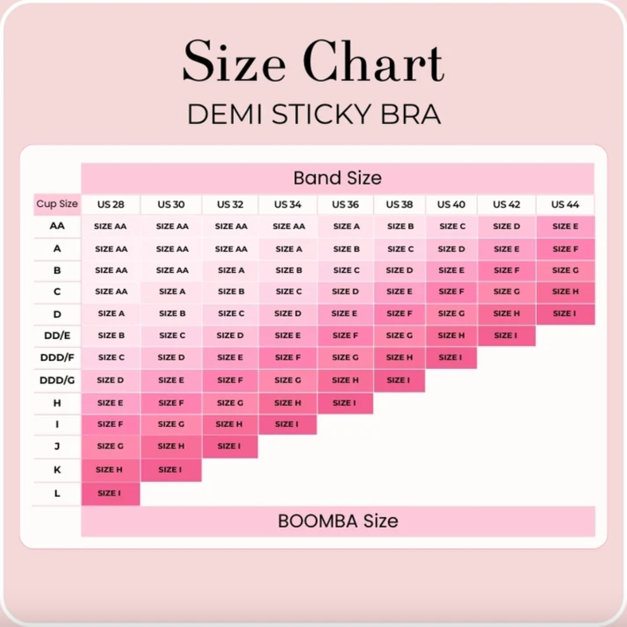 BOOMBA® DEMI STICKY BRA