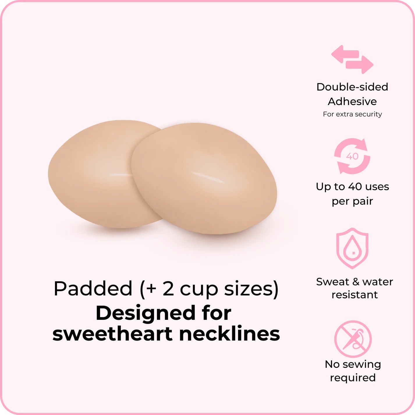 BOOMBA® DEMI BOOST DOUBLE SIDED INSERTS