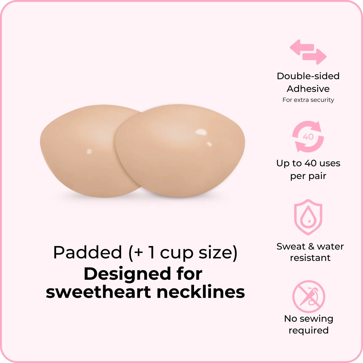BOOMBA® DEMI BOOST LITE DOUBLE SIDED INSERTS