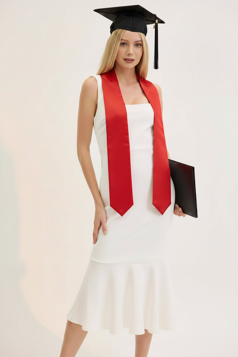 SLEEK & CHIC WHITE SQUARE NECK FITTED TRUMPET SKIRT OPEN V-BACK MIDI DRESS