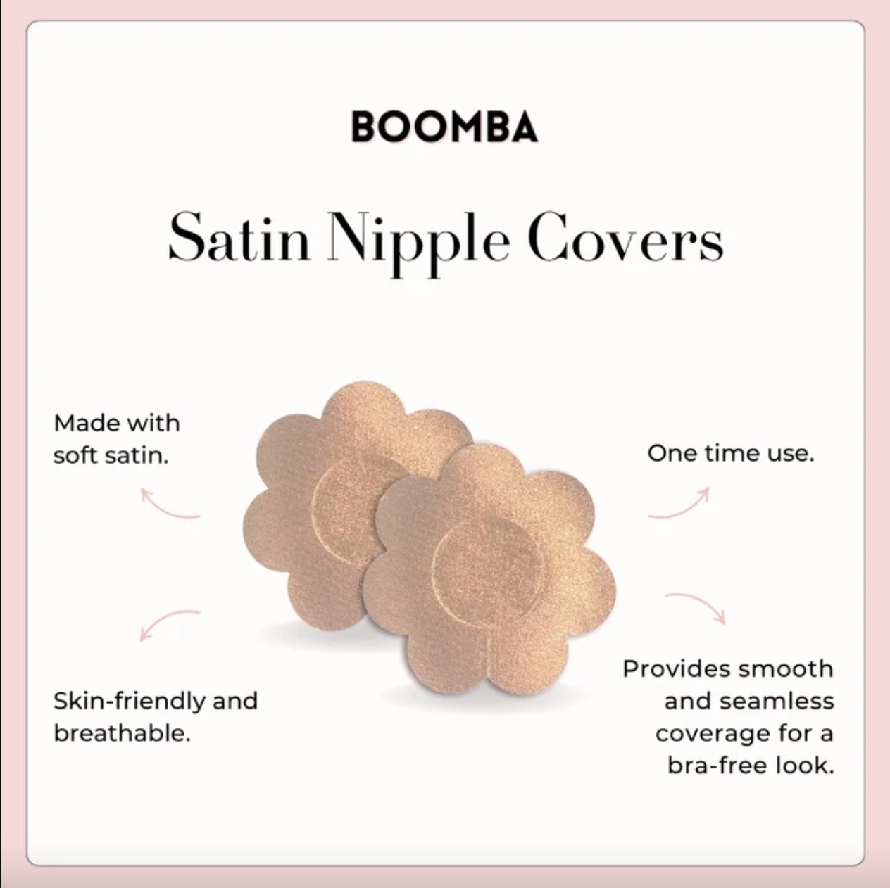 BOOMBA® SATIN NIPPLE COVERS