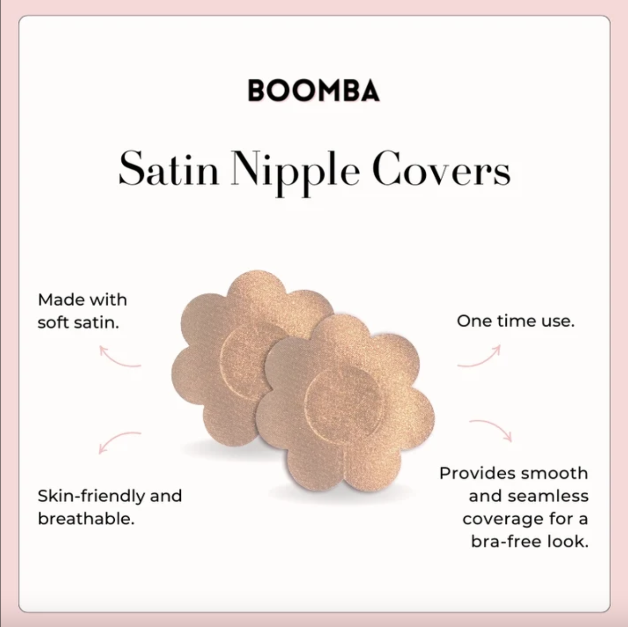 BOOMBA® SATIN NIPPLE COVERS