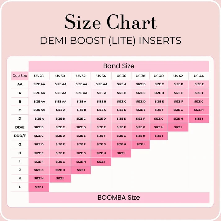BOOMBA® DEMI BOOST LITE DOUBLE SIDED INSERTS