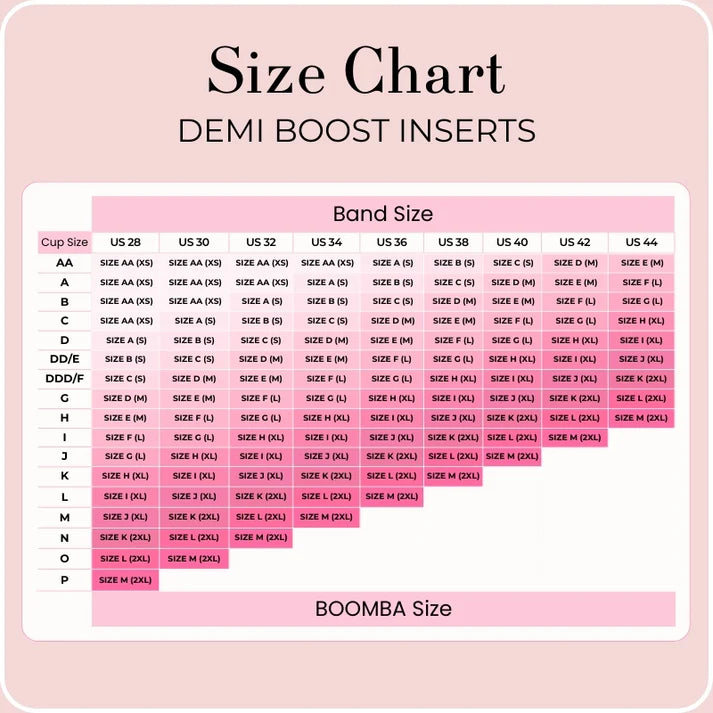 BOOMBA® DEMI BOOST DOUBLE SIDED INSERTS
